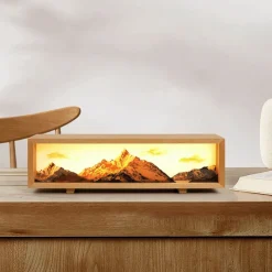 The Decor Haven Wohndeko|Beleuchtung-Interaktive Leinwandlampe - Dream Aura Desktop Decor