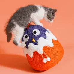 TailTrend Haustierspielzeug-Interaktive Sisal-Katzenbälle – Robustes Spielzeug für spannenden Spielspaß