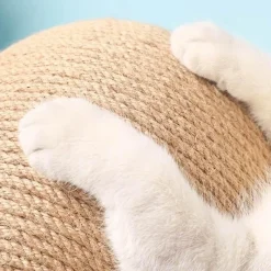 Furendo Haustierzubehör|Reinigungswerkzeuge Für Haustiere-Interaktiver Katzenkratzball – lustiges Katzenspielzeug zum Kratzen und Spielen