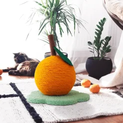 TailTrend Haustierzubehör|Haustierspielzeug-Interaktiver Katzenkratzbaum – Spielzeugbaum-Design