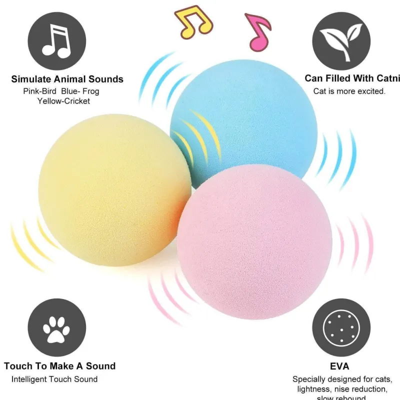 TailTrend Haustierzubehör|Haustierspielzeug-Interaktiver Soundball für das Hundetraining – spannendes Haustierspielzeug