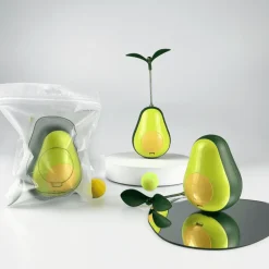 TailTrend Haustierspielzeug-Interaktives Avocado-Wackler-Katzenspielzeug – Spannender 3-in-1-Spaß für Ihren Stubentiger