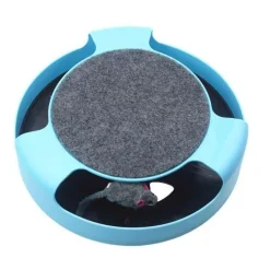 TailTrend Haustierzubehör|Haustierspielzeug-Interaktives Haustierspielzeug – Spannende Drehmaus für Katzen und Hunde