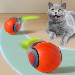 TailTrend Haustierzubehör|Reinigungswerkzeuge Für Haustiere-Interaktives Katzenballspielzeug – Motion Play Forever Run Ball