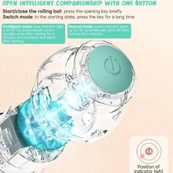 TailTrend Haustierspielzeug-Interaktives Katzenspielzeug mit automatischem Rollball, intelligentes Haustier-Gadget für spannendes Spielen