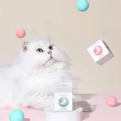 TailTrend Haustierspielzeug-Interaktives Katzenspielzeug mit automatischem Rollball, intelligentes Haustier-Gadget für spannendes Spielen
