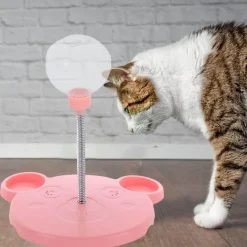 TailTrend Haustierzubehör|Haustierspielzeug-Interaktives Katzenspielzeug – Slow Feeder Puzzlespiel