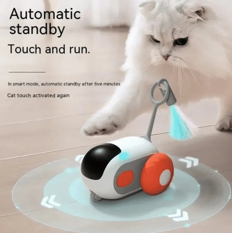 TailTrend Haustierzubehör|Haustierspielzeug-Interaktives Katzenspielzeug – Spannendes Verfolgungsspiel für Katzen