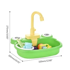 The Decor Haven Haustierzubehör|Küche & Esszimmer-Interaktives Küchenspülenspielzeug für Kinder – lustiges Spielset für kreatives Lernen