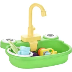The Decor Haven Haustierzubehör|Küche & Esszimmer-Interaktives Küchenspülenspielzeug für Kinder – lustiges Spielset für kreatives Lernen
