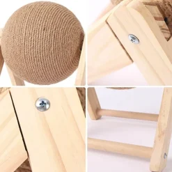 TailTrend Haustierzubehör|Haustierspielzeug-Interaktives Kratzballspielzeug für Katzen – lustiges und spannendes Spielzubehör