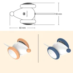 TailTrend Haustierspielzeug-Interaktives Pixie-Maus-Spielzeug – lustiger und verspielter Begleiter für Kinderabenteuer