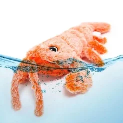 TailTrend Haustierspielzeug-Interaktives Plüsch-Hummer-Katzenspielzeug – Spannende Spielzeit für Ihr Haustier