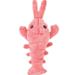 TailTrend Haustierzubehör|Haustierspielzeug-Interaktives Plüsch-Hummer-Katzenspielzeug – Schlabberspielzeug für Haustiere