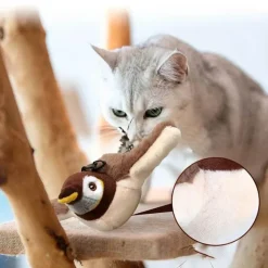 TailTrend Haustierzubehör|Reinigungswerkzeuge Für Haustiere-Interaktives Vogel-Katzenspielzeug – lustiges Spielzeug für Katzen
