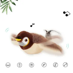 TailTrend Haustierzubehör|Reinigungswerkzeuge Für Haustiere-Interaktives Vogel-Katzenspielzeug – lustiges Spielzeug für Katzen