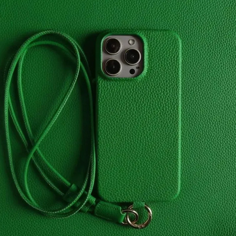 DecorOfficial Taschen & Geldbörsen|Elektronikgehäuse-iPhone-Hülle aus echtem Leder – luxuriöses Rindsleder-Design