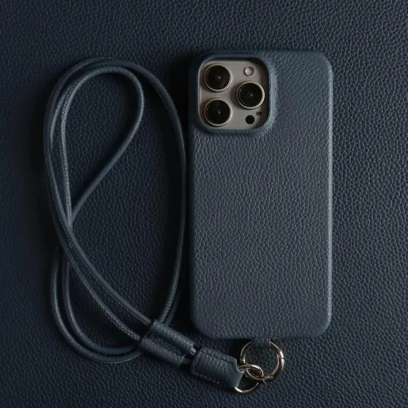 DecorOfficial Taschen & Geldbörsen|Elektronikgehäuse-iPhone-Hülle aus echtem Leder – luxuriöses Rindsleder-Design