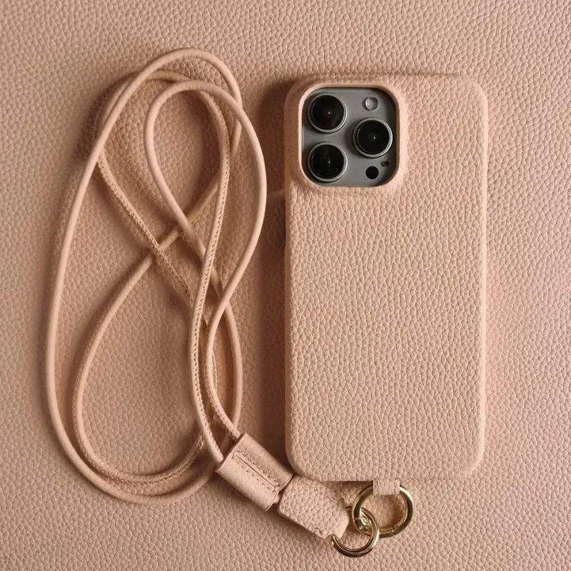 DecorOfficial Taschen & Geldbörsen|Elektronikgehäuse-iPhone-Hülle aus echtem Leder – luxuriöses Rindsleder-Design