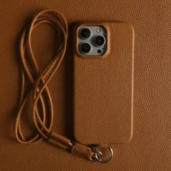 DecorOfficial Taschen & Geldbörsen|Elektronikgehäuse-iPhone-Hülle aus echtem Leder – luxuriöses Rindsleder-Design