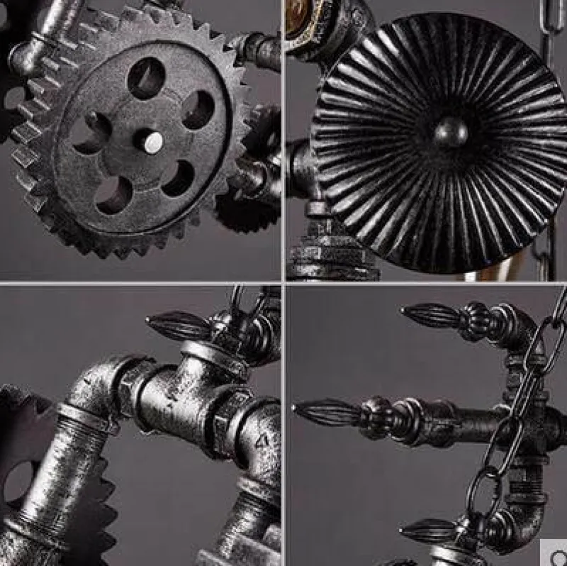 Comfort u0026 Style Beleuchtung-Iron Motorcycle Lamp - Modern Industrial Light Decor