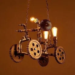 Comfort u0026 Style Beleuchtung-Iron Motorcycle Lamp - Modern Industrial Light Decor