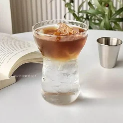 Plates u0026 More Küche & Esszimmer-Isoliertes Trinkbecher-Set aus Glas – Transparente Saft- und Teebecher