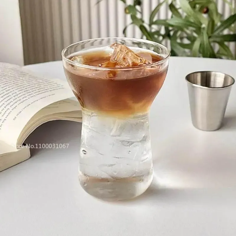 Plates u0026 More Küche & Esszimmer-Isoliertes Trinkbecher-Set aus Glas – Transparente Saft- und Teebecher