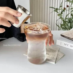 Plates u0026 More Küche & Esszimmer-Isoliertes Trinkbecher-Set aus Glas – Transparente Saft- und Teebecher