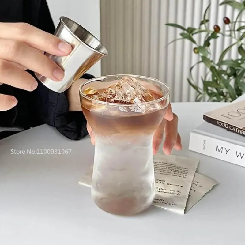 Plates u0026 More Küche & Esszimmer-Isoliertes Trinkbecher-Set aus Glas – Transparente Saft- und Teebecher