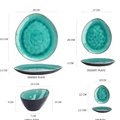 Elegance at the Table Küche & Esszimmer-Isonoa Porzellan-Tafelservice – Elegantes Tafelservice