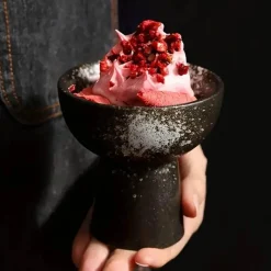 Feast Essentials Küche & Esszimmer-Ivana Dessertschale mit erhöhtem Rand – elegante Servierplatte für Süßigkeiten und Leckereien