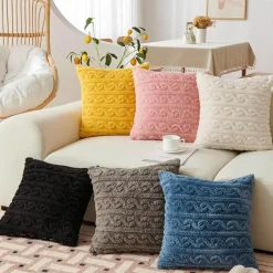 Cozy Cushions Bettzeug-Jacquard-Kissenbezug