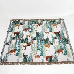 The Blanket Nook Bettzeug-Jacquard-Sofadecke – Vielseitige Picknickmatte für den Außenbereich, Bettdecke