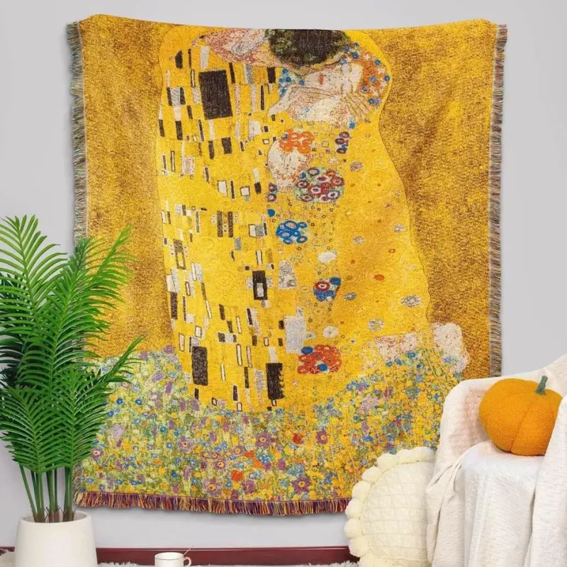 Wrap u0026 Relax Bettzeug-Jacquard-Wandteppich-Überwurfdecke – dekorativer Akzent für ein gemütliches Wohnzimmer