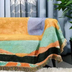 Snug u0026 Soft Bettzeug-Jacquard-Wandteppichdecke – dekorative gewebte Überwurfdecke