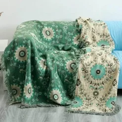 Snug u0026 Soft Bettzeug-Japanische Baumwoll-Überwurfdecke - Doppelseitiger Sofabezug Tagesdecke