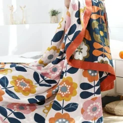 Cozy Haven Bettzeug-Japanische Baumwollgaze-Decke - Weiche, atmungsaktive Sommerdecke