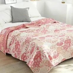 Cozy Haven Bettzeug-Japanische Baumwollgaze-Decke - Weiche, atmungsaktive Sommerdecke