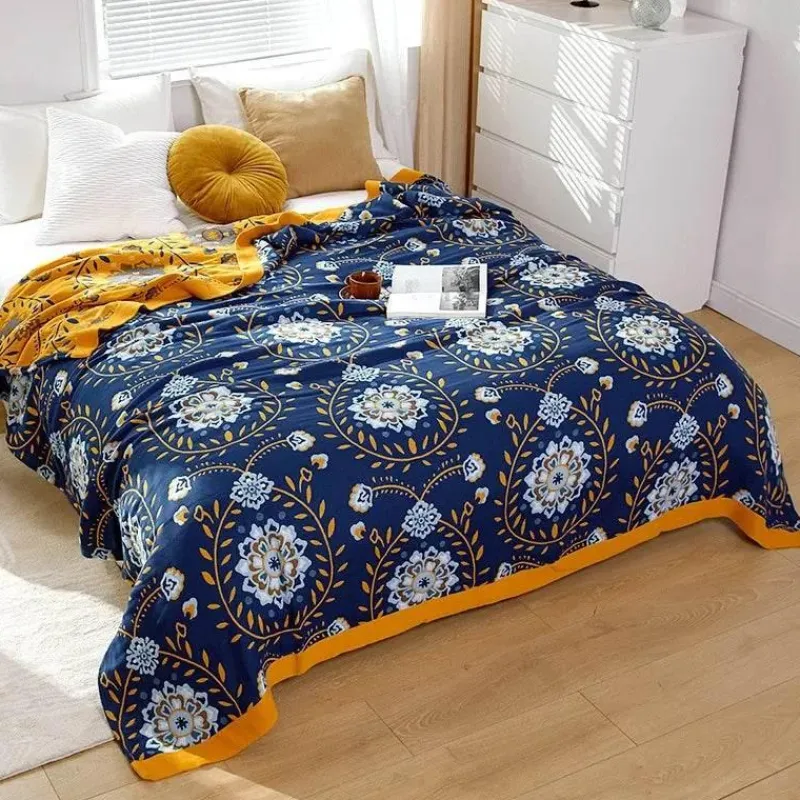 Cozy Haven Bettzeug-Japanische Baumwollgaze-Decke - Weiche, atmungsaktive Sommerdecke