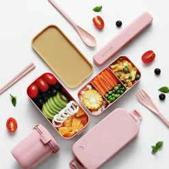 The Culinary Kit Küche & Esszimmer-Japanische Bento-Box – Einfacher Behälter zur Aufbewahrung von Lebensmitteln