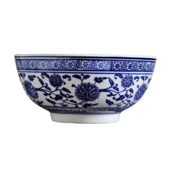 Elegance at the Table Küche & Esszimmer-Japanische blau-weiße Nudel aus Keramik – elegantes Geschirr