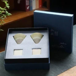 Plates u0026 More Küche & Esszimmer-Japanische Espressotassen aus Porzellan – 100 ml Latte-Becher in Geschenkbox