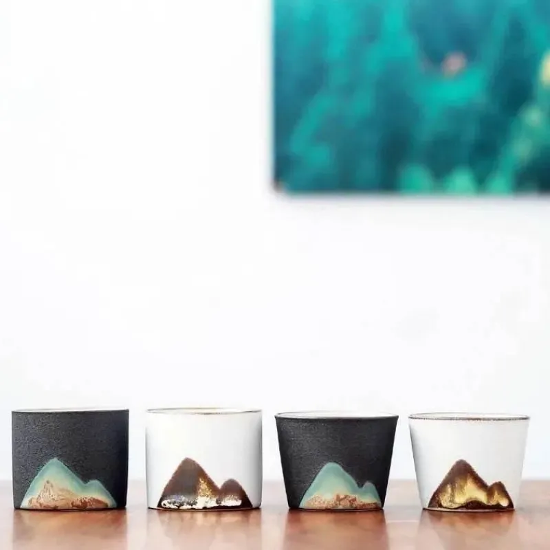 Plates u0026 More Küche & Esszimmer-Japanische Porzellantasse - Keramiktasse für Tee und Kaffee