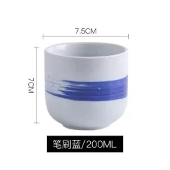 Plates u0026 More Küche & Esszimmer-Japanische Porzellantasse – Elegantes Keramik-Trinkgeschirr für Kaffee und Tee