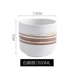 Plates u0026 More Küche & Esszimmer-Japanische Porzellantasse – Elegantes Keramik-Trinkgeschirr für Kaffee und Tee