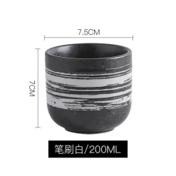 Plates u0026 More Küche & Esszimmer-Japanische Porzellantasse – Elegantes Keramik-Trinkgeschirr für Kaffee und Tee