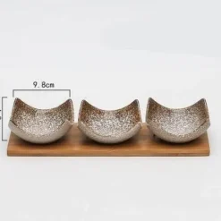 The Culinary Kit Küche & Esszimmer-Japanische Snackschalen aus Keramik – Kreatives Geschirr für Vorspeisen