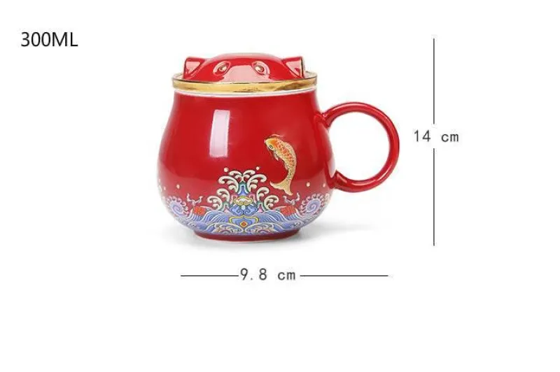 The Cozy Mug Küche & Esszimmer-Japanische Tee-Ei-Tassen aus Keramik – Elegantes Teezubereitungsset