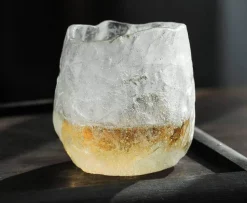 The Cozy Mug Küche & Esszimmer-Japanische Teetasse aus Keramik – handgefertigtes Trinkgeschirr mit Eisglasur